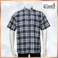 MILLWARD Men’s Plaid Casual Shirt – Short Sleeve Regular Fit Red & Navy