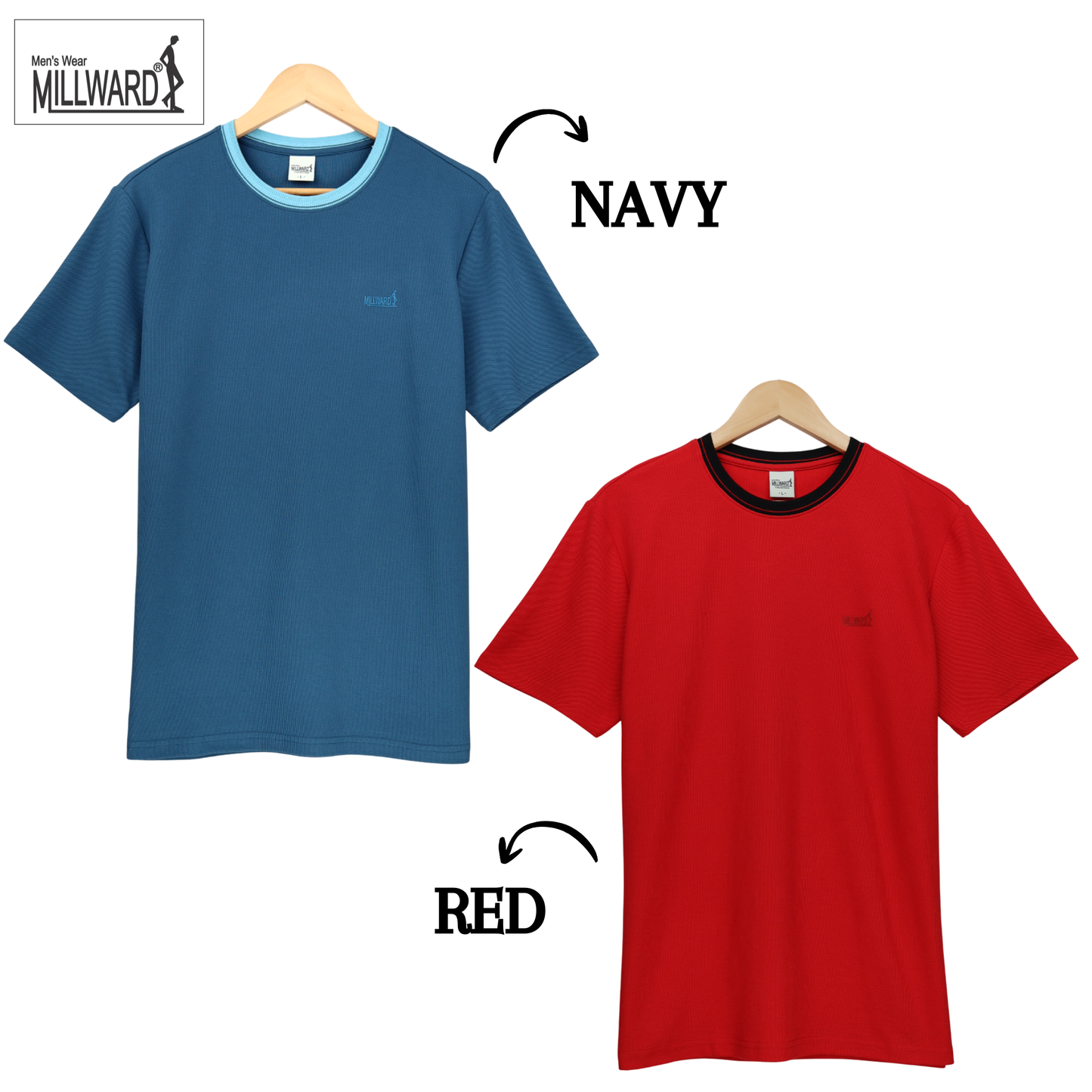 Brand Millward Unisex Short Sleeve Round Neck T-Shirt - B25365