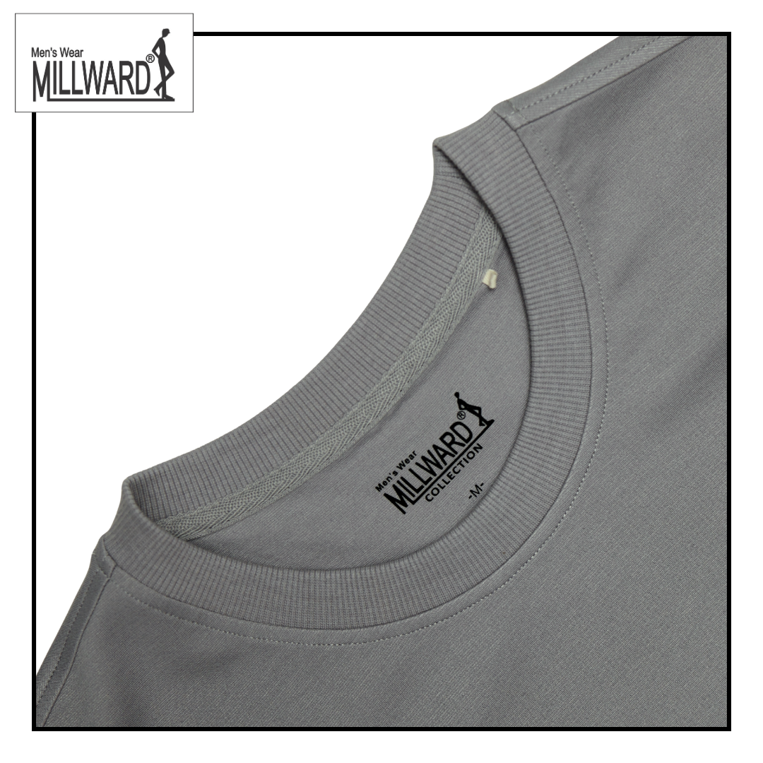 Brand Millward Roundneck T-Shirt ,Oversized ,White,Short Sleeve