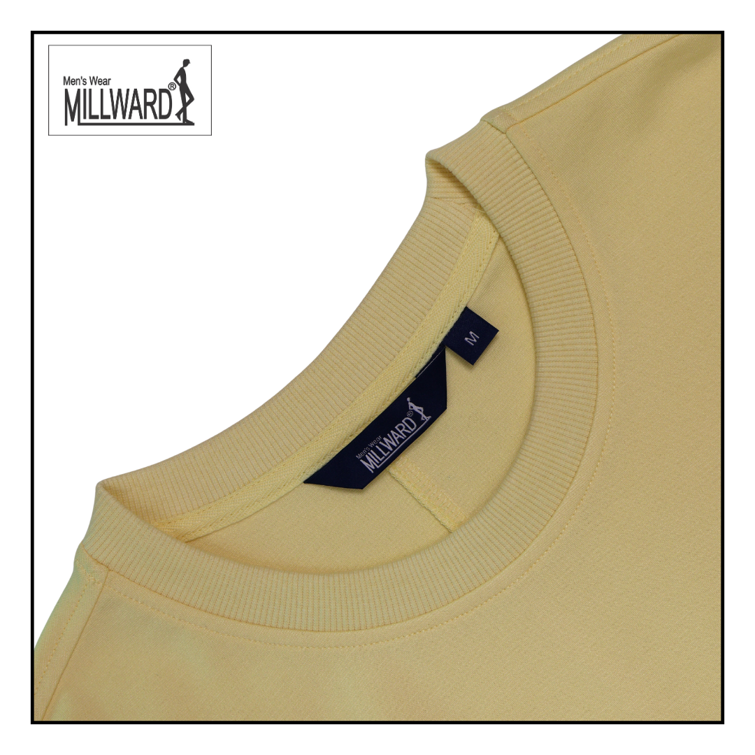 Brand Millward Roundneck T-Shirt ,Oversized ,Yellow colour ,Short Sleeve