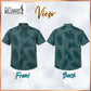 Brand MILLWARD Men’s Leaf Short Sleeve Shirt (M–4XL) / Kemeja Lelaki Lengan Pendek Corak Daun (M–4XL)
