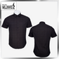 Millward Shirt Short Sleeve D.Brown/Navy / Slim Fit