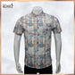 MILLWARD Men’s Short Sleeve Shirt Abstract Pattern