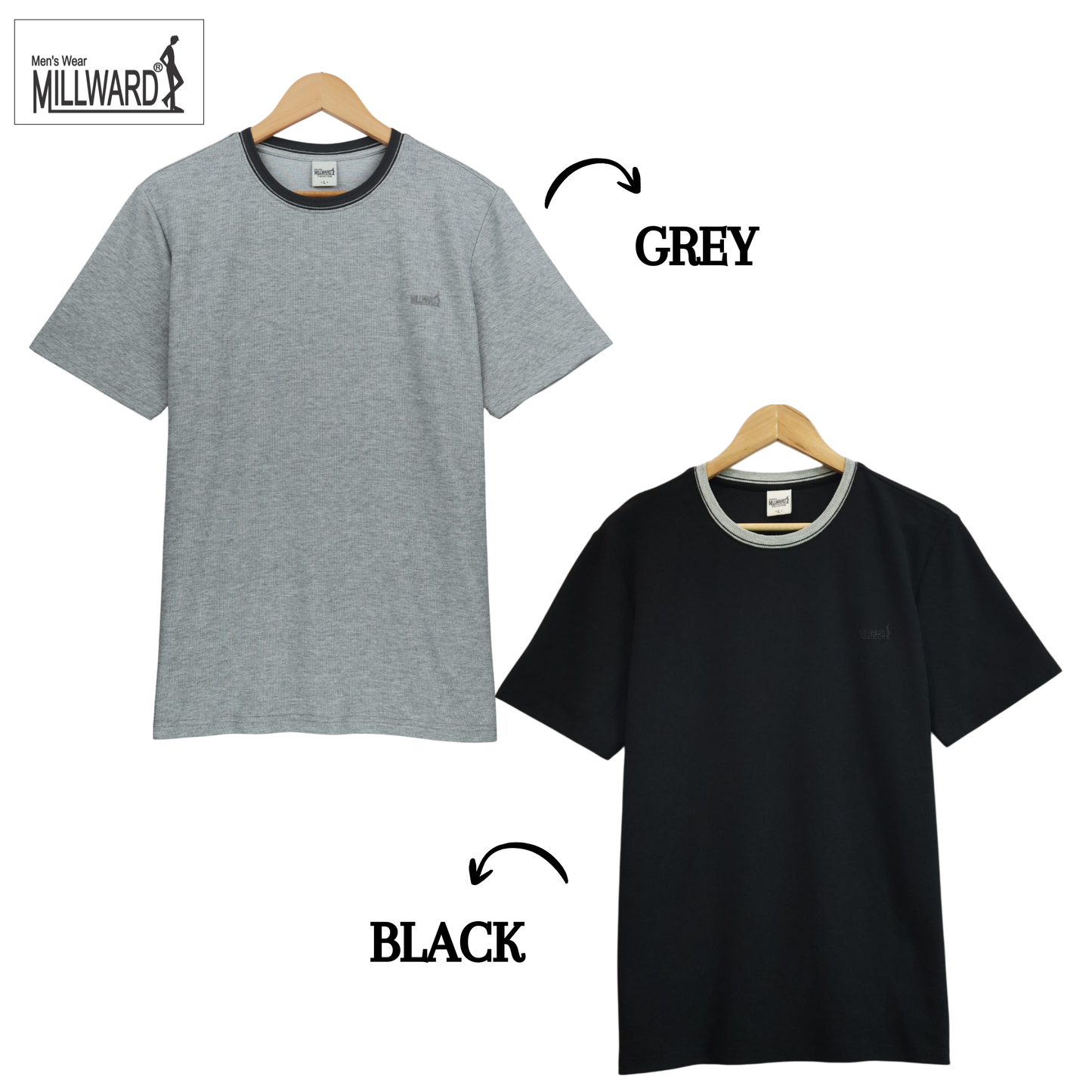 Brand Millward Unisex Short Sleeve Round Neck T-Shirt - B25365