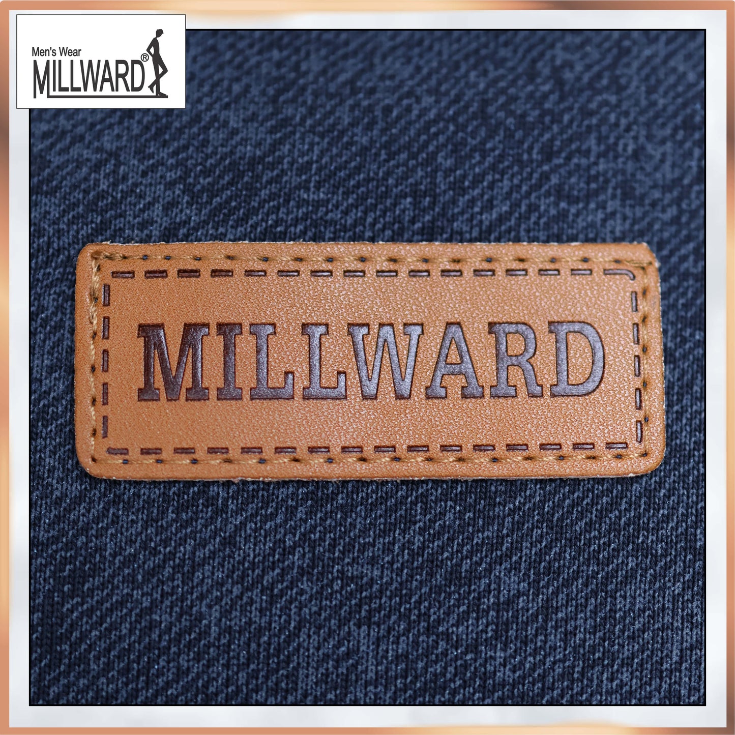 Millward Oversized T-Shirt Short Sleeve S - XL {Navy} / Baju Oversize Lengan Pendek