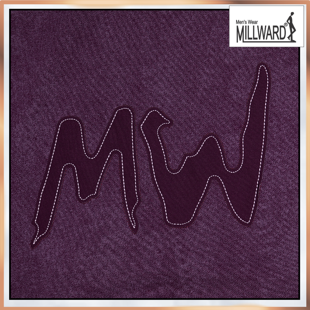 Millward Oversized T-Shirt Short Sleeve S - XL {Dark Purple} / Baju Oversize Lengan Pendek