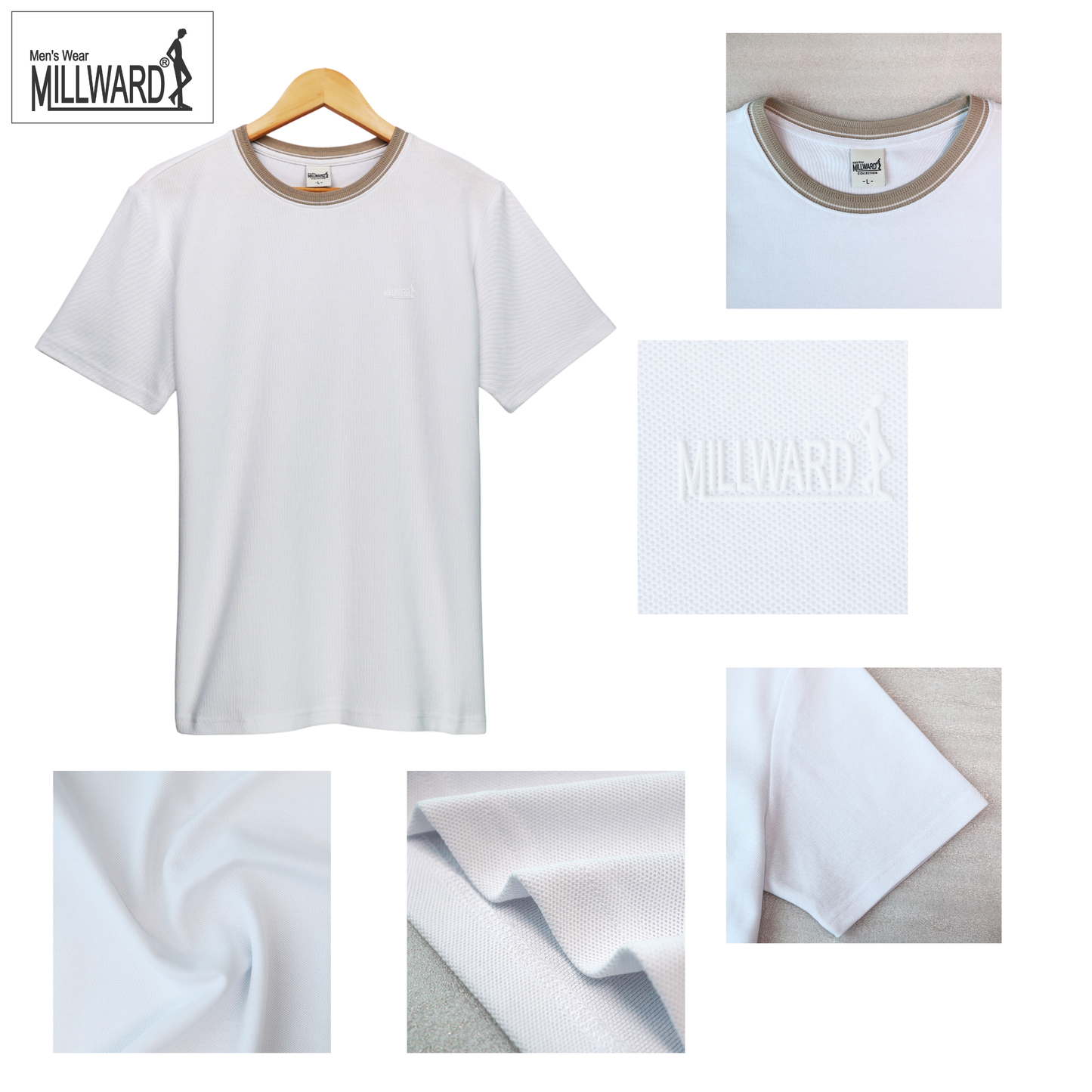 Brand Millward Unisex Short Sleeve Round Neck T-Shirt - B25365
