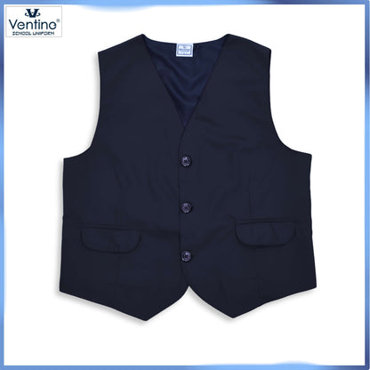 Ventine Vest Pengawas Sekolah Unisex | Size XS-3XL | Maroon / Blue / Brown / Black