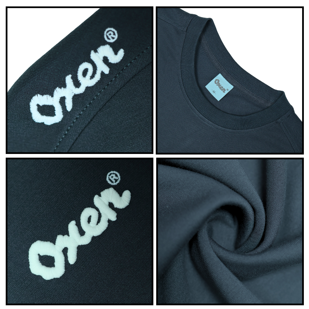 Brand Oxen Roundneck T-Shirt ,Oversized ,Short Sleeve