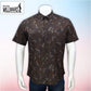 Brand Millward Shirt Short Sleeve Slim Fit Leaf Pattern Collection / Baju kemeja Lengan Pendek Koleksi Millward Slim Fit Corak Daun