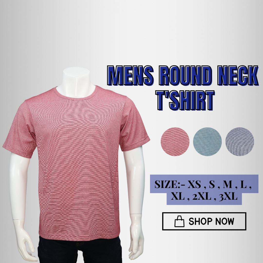 Millward Men's Roundneck T-Shirt,3 colour ,Short sleeve