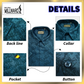 Brand Millward Men's Shirt Short Sleeve [RegularFit] / Kemeja Lelaki Lengan Pendek ) [RegularFit] (Red & Blue)
