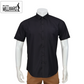 Brand Millward Men's Shirt Short Sleeve (Black/White) [SmartFit]  /Kemeja Lelaki Lengan Pendek (Hitam/Putih) [SmartFit]