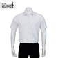 Brand Millward Men's Shirt Short Sleeve (Black/White) [SmartFit]  /Kemeja Lelaki Lengan Pendek (Hitam/Putih) [SmartFit]