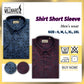Brand Millward Men's Shirt Short Sleeve [RegularFit] / Kemeja Lelaki Lengan Pendek ) [RegularFit] (Violet & Admiral)