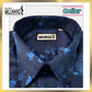 Brand Millward Men's Shirt Short Sleeve [RegularFit] / Kemeja Lelaki Lengan Pendek ) [RegularFit] (Navy & Red)