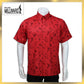 Brand Millward Men's Shirt Short Sleeve [RegularFit] / Kemeja Lelaki Lengan Pendek ) [RegularFit] (Navy & Red)