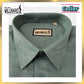 Brand Millward Men's Shirt Short Sleeve [RegularFit] / Kemeja Lelaki Lengan Pendek ) [RegularFit] (Green & Light Grey)