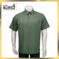 Brand Millward Men's Shirt Short Sleeve [RegularFit] / Kemeja Lelaki Lengan Pendek ) [RegularFit] (Green & Light Grey)