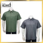 Brand Millward Men's Shirt Short Sleeve [RegularFit] / Kemeja Lelaki Lengan Pendek ) [RegularFit] (Green & Light Grey)