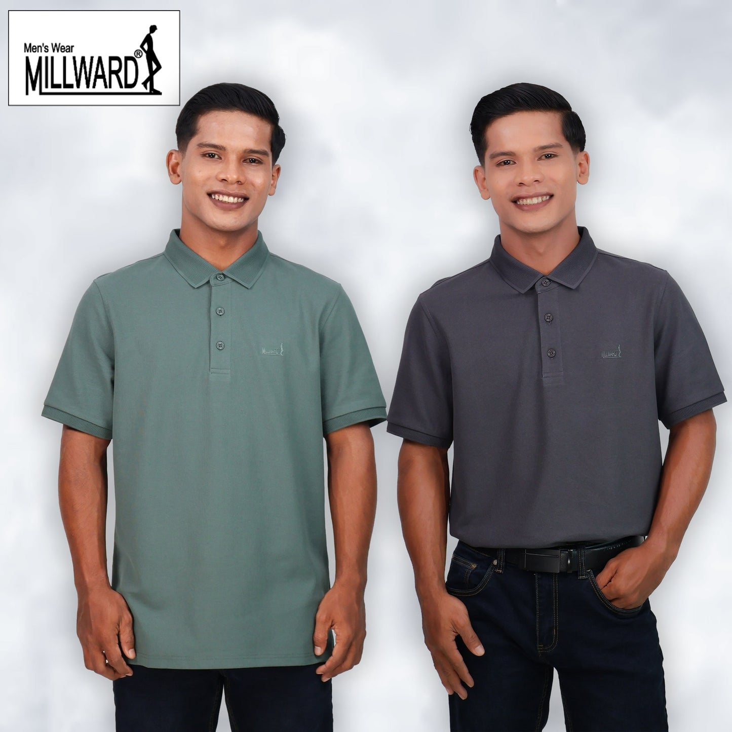 Brand Millward Men's Polo T-Shirt Short Sleeve (8 Colors) [Slim Fit] / Kemeja Polo Lengan Pendek (8 WArna) [Slim FIt]