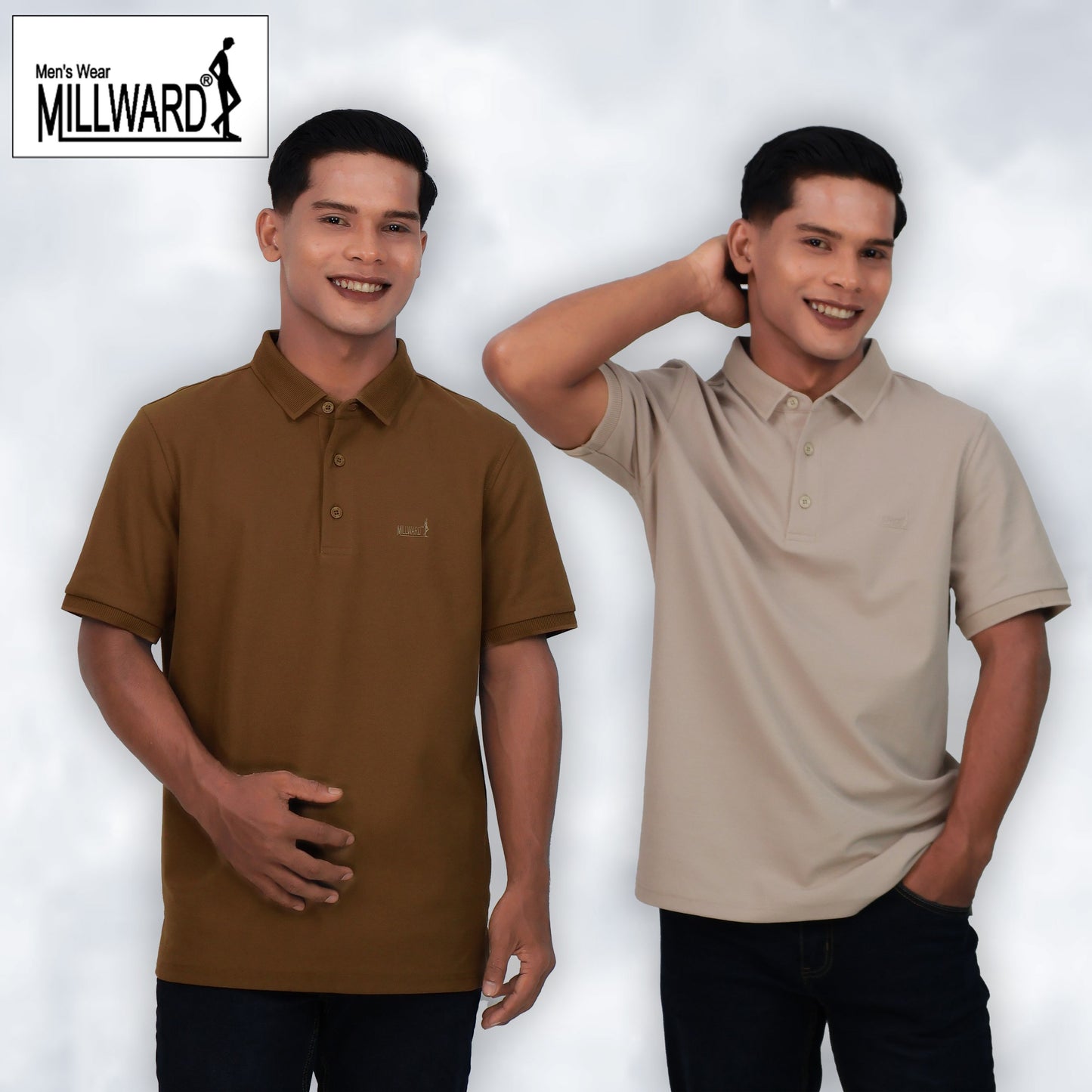 Brand Millward Men's Polo T-Shirt Short Sleeve (8 Colors) [Slim Fit] / Kemeja Polo Lengan Pendek (8 WArna) [Slim FIt]