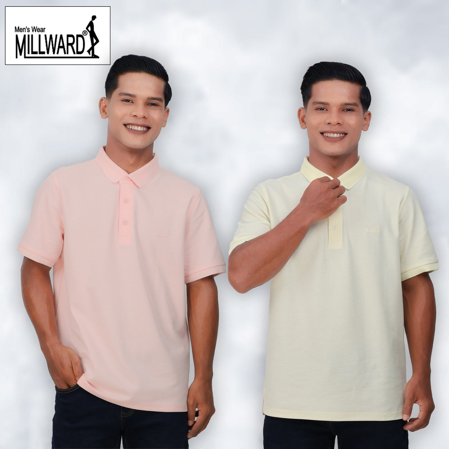 Brand Millward Men's Polo T-Shirt Short Sleeve (8 Colors) [Slim Fit] / Kemeja Polo Lengan Pendek (8 WArna) [Slim FIt]
