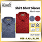 Brand Millward Men's Shirt Short Sleeve [RegularFit] / Kemeja Lelaki Lengan Pendek ) [RegularFit] (Red& Blue Grey)