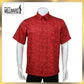 Brand Millward Men's Shirt Short Sleeve [RegularFit] / Kemeja Lelaki Lengan Pendek ) [RegularFit] (Red& Blue Grey)