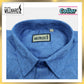 Brand Millward Men's Shirt Short Sleeve [RegularFit] / Kemeja Lelaki Lengan Pendek ) [RegularFit] (Medium Blue)