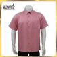 Brand Millward Men's Shirt Short Sleeve [RegularFit] / Kemeja Lelaki Lengan Pendek ) [RegularFit] (Dark Brown & Pink)