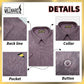 Brand Millward Men's Shirt Short Sleeve [RegularFit] / Kemeja Lelaki Lengan Pendek ) [RegularFit] (Light Purple & Dark Purple)