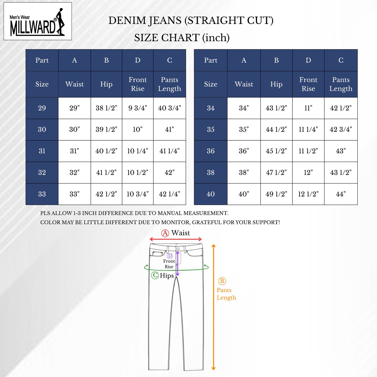 Brand Millward Denim Jeans