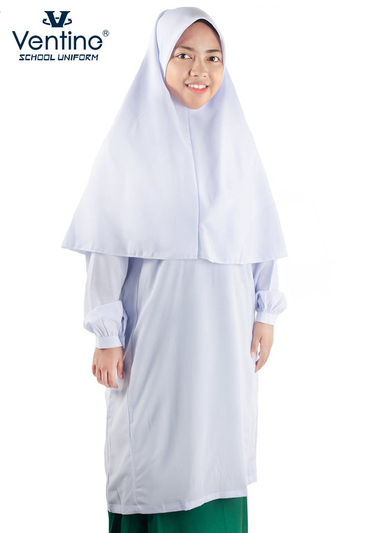 Baju Kurung Putih Sekolah Rendah/Menengah (Agama) (BAJU SAHAJA)